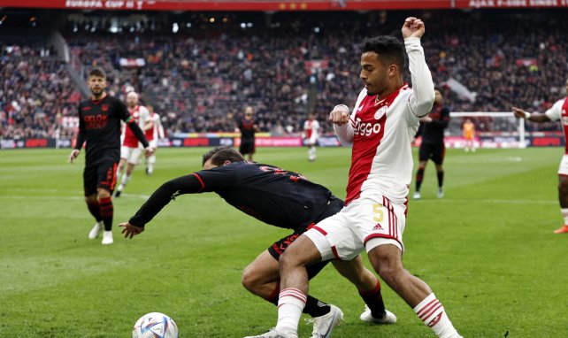 Owen Wijndal im Trikot von Ajax Amsterdam