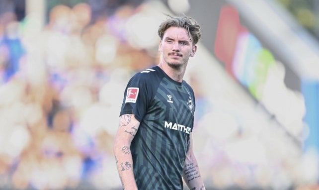 Nick Woltemade im Trikot von Werder Bremen