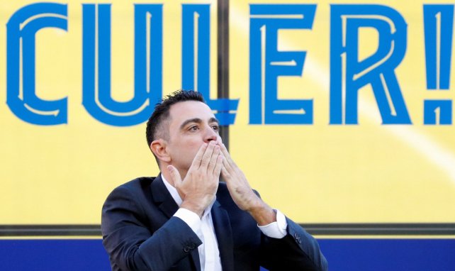 Xavi bei seiner Vorstellung als neuer Trainer des FC Barcelona