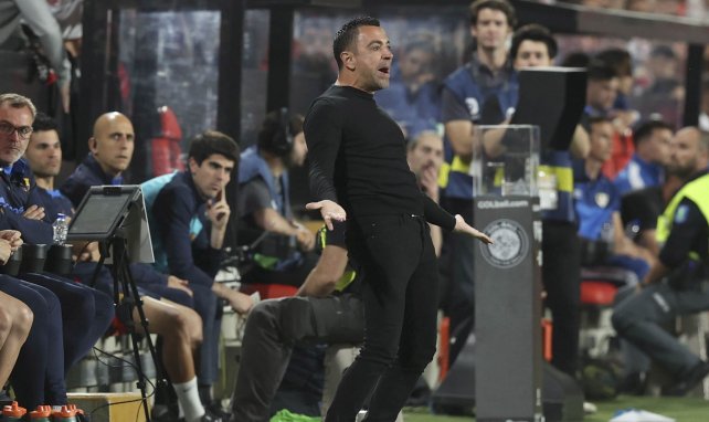 Xavi ärgert sich