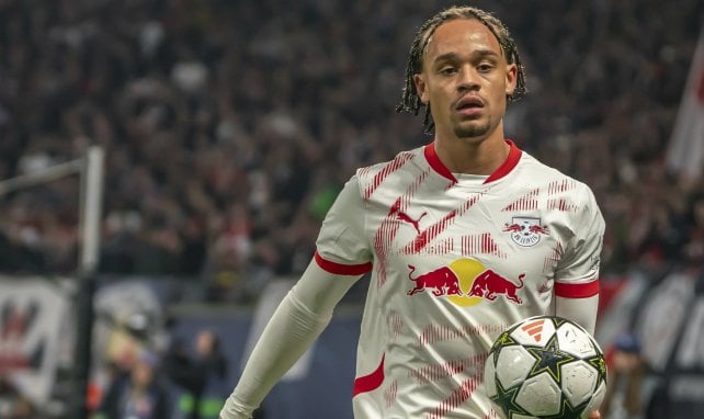 Xavi Simons im Leipzig-Trikot