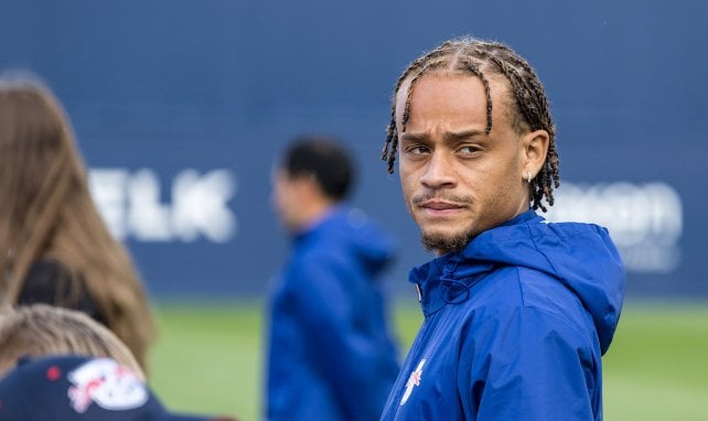 Xavi Simons im RB-Training