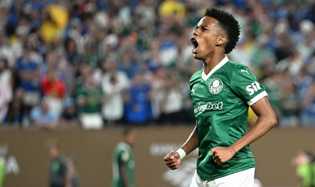 Estêvão im Einsatz für Palmeiras
