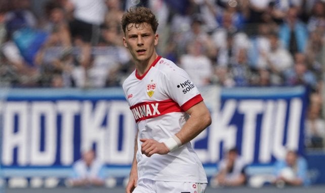 Yannik Keitel im Trikot des VfB Stuttgart