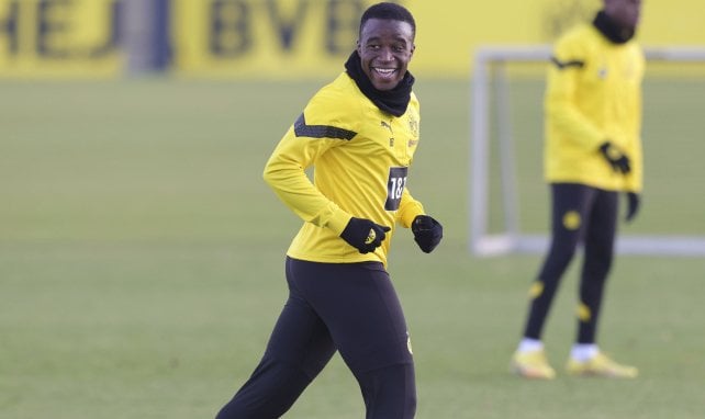 Youssoufa Moukoko im BVB-Training