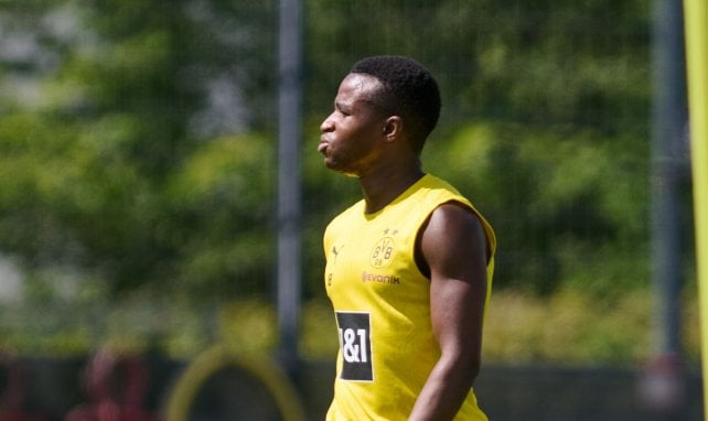 Youssoufa Moukoko beim BVB-Training