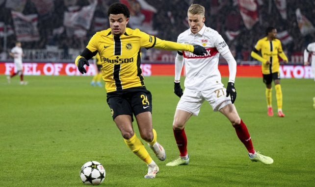 Zachary Athekame ist für Bern am Ball