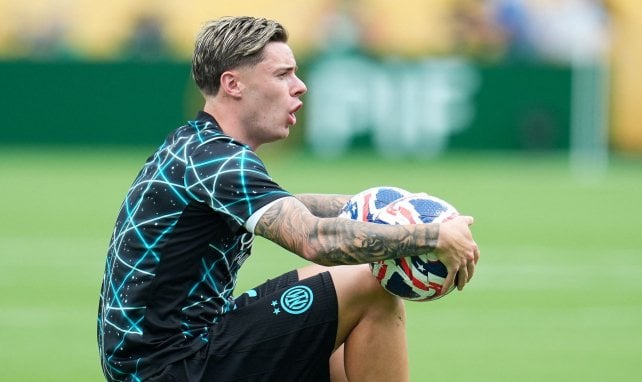 Nicola Zalewski wartet auf Futter